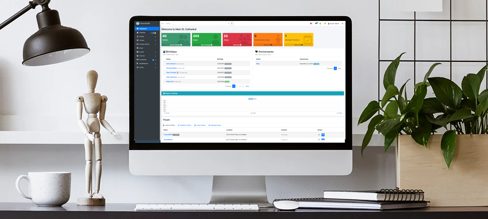ChurchCRM Dashboard